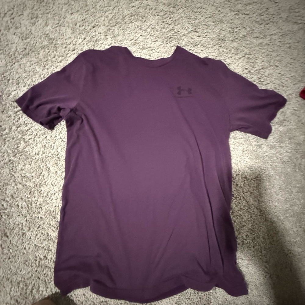 Under Armour Men's Deep Purple Short Sleeve Tee
